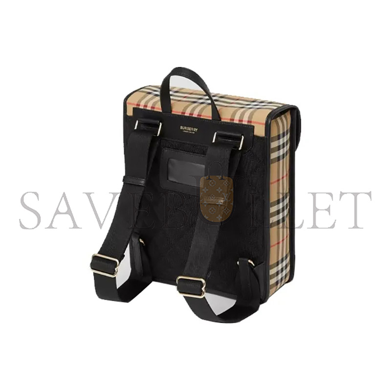 Bv*b*rry plaid nylon backpack 8037127 (29*25*9cm)